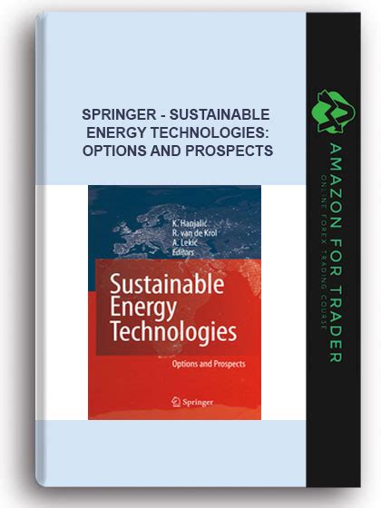 Sustainable Energy Technologies Options and Prospects 1st Edition PDF