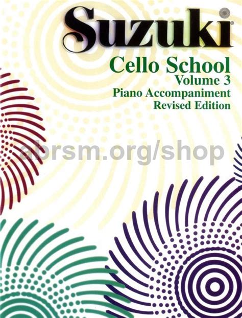 Suzuki Cello School Piano Accompaniment Volume 3 Kindle Editon