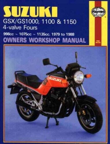 Suzuki Gsx 1100 F Owners Manual Ebook Epub