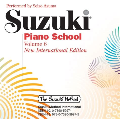 Suzuki Piano School, Vol. 6 Doc