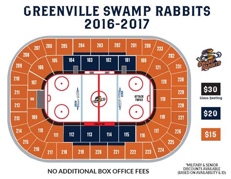 Swamp Rabbits Seating Chart