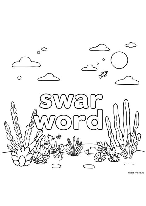 Swear Word Coloring Book Night Reader