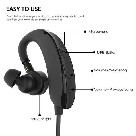 Sweatproof Adjustable Cancelling Headphones Microphone Kindle Editon