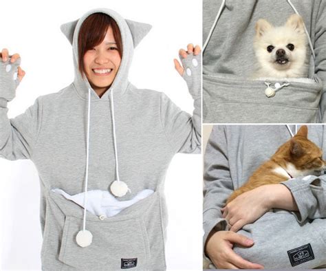 Sweatshirt Pet Pouch: Cuddle Your Furry Friend in Style and Comfort