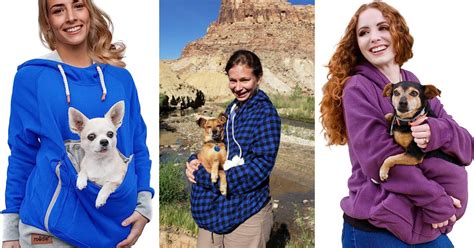 Sweatshirt with Dog Pouch: The Ultimate Hands-Free Comfort for You and Your Furry Friend