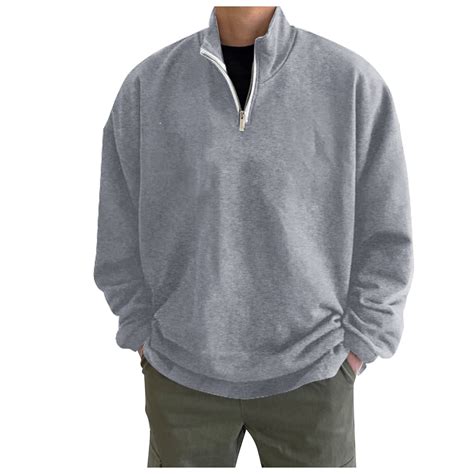 Sweatshirt with Zipper and No Hood: A Versatile Wardrobe Staple