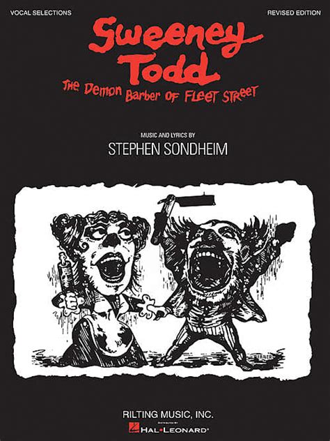 Sweeney Todd Edition Vocal Selections Kindle Editon