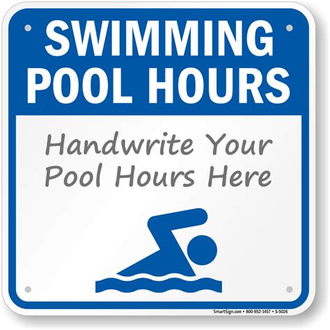 Swimming Pool Hours