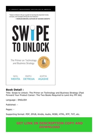 Swipe to Unlock The Insider s Guide to Tech and Business Strategy Epub