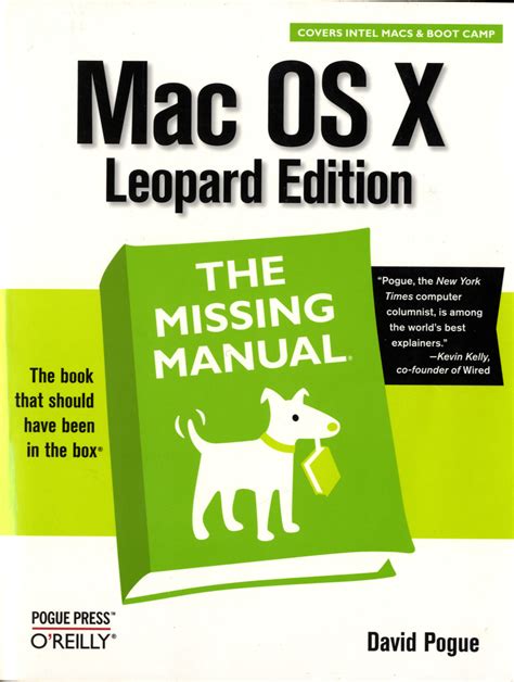 Switching to the Mac The Missing Manual Leopard Edition Reader