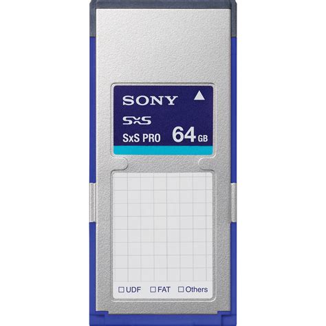 Sxs Pro Memory Card Sony Broadcast And Business Solutions Doc