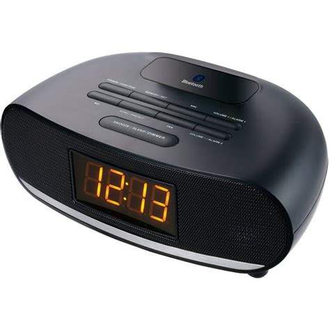 Sylvania Dock Clock Radio Black Doc