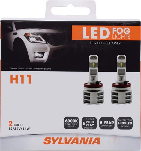 Sylvania H11 LED: 10,000+ Lumen Output & 50,000+ Hour Lifespan