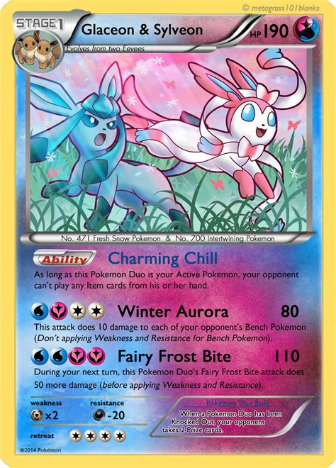 Sylveon and Glaceon: An Enchanting Duo in the Realm of Pokémon