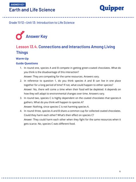 Symbiotic Relationships Answer Key Epub