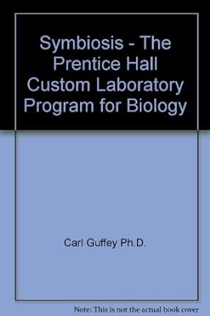 Symboisis A Custom Laboratory Program for Biology PDF