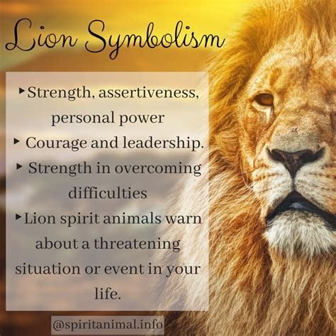 Symbolism of the Lion: Strength, Pride, and Dominance