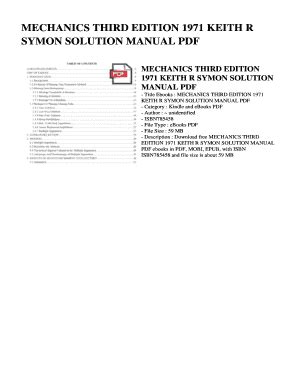Symon Mechanics Solutions Pdf Kindle Editon