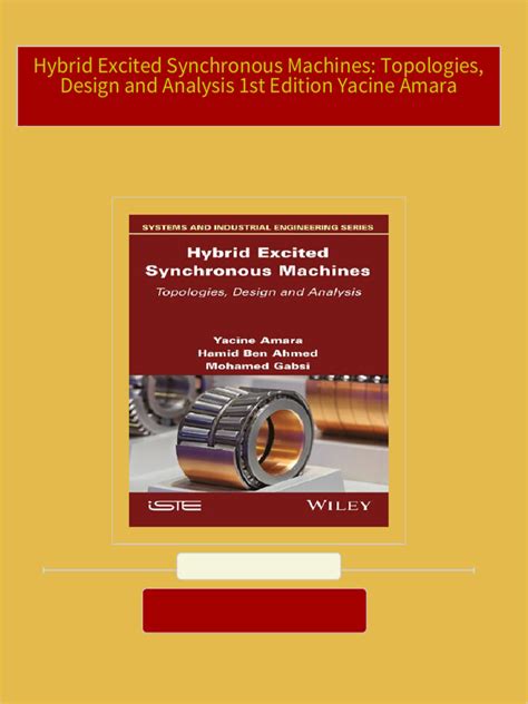 Synchronous Machines 1st Edition Reader