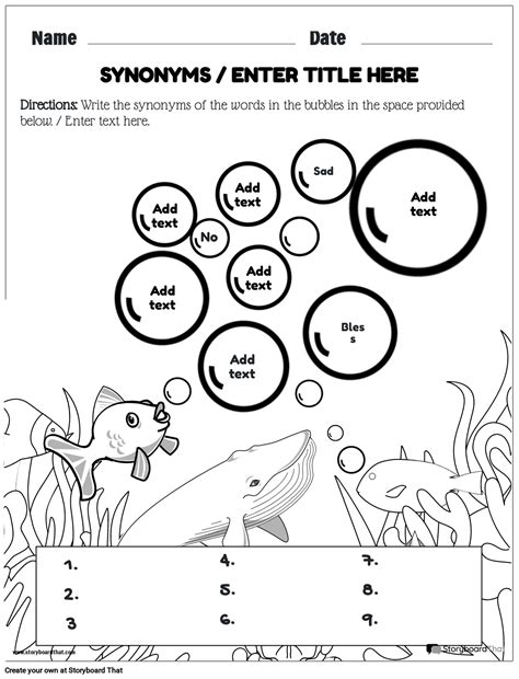 Synonym For Templates