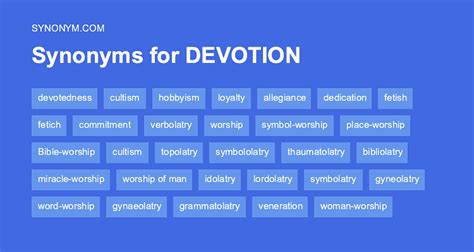 Synonyms of Devotion