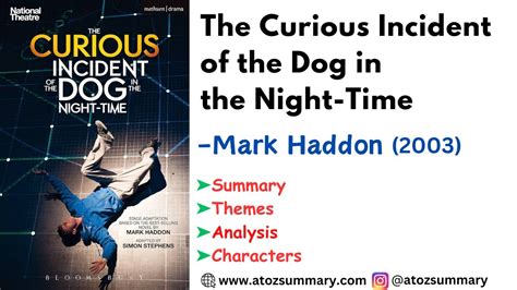 Synopsis of the Curious Incident of the Dog in the Night-Time: A Journey of Autism and Discovery