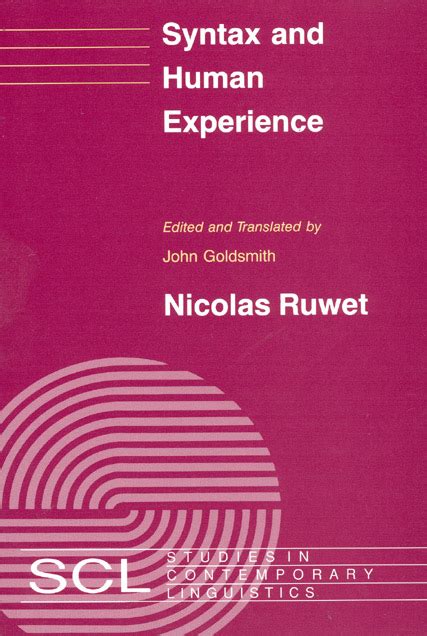 Syntax and Human Experience Reader