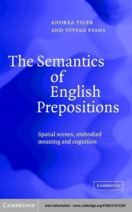 Syntax and Semantics of Prepositions 1st Edition PDF