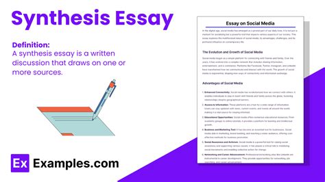 Synthesis Writing Sample: A Comprehensive Guide to Crafting Cohesive and Insightful Essays