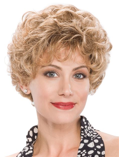 Synthetic 6" Wavy Short Blonde Classic Wig For Women