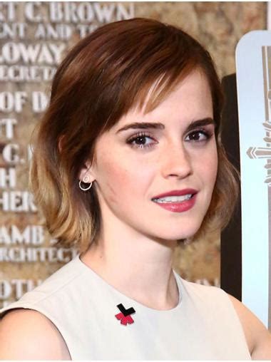 Synthetic Chin Length Lace Front 12" Emma Watson Wigs: A 2025 Style Forecast