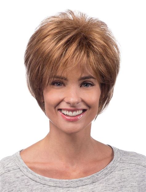 Synthetic Chin Length Layered Top Wigs