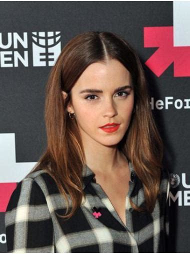 Synthetic Shoulder Length Full Lace 14" Emma Watson Wigs