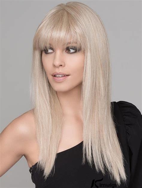 Synthetic Straight Blonde №1 No-fuss Wigs For Cancer 2025