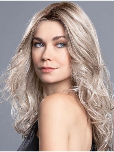 Synthetic Without Bangs Wavy Monofilament Good Long Hair Wig