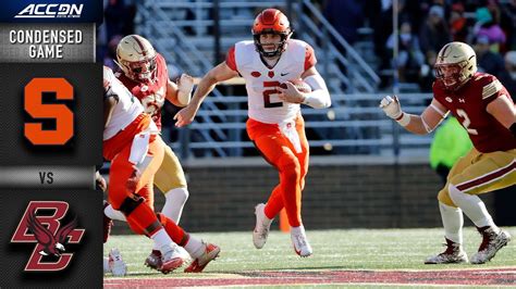 Syracuse vs. Boston College: A Gridiron Showdown for ACC Supremacy