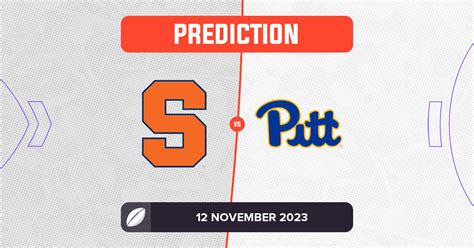 Syracuse vs. Pittsburgh Prediction