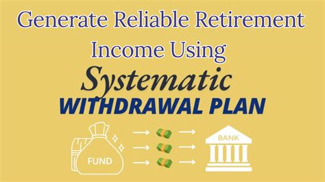 Systematic Withdrawal Plan USA: A Retirement Income Strategy