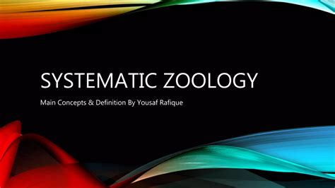 Systematic Zoology Epub