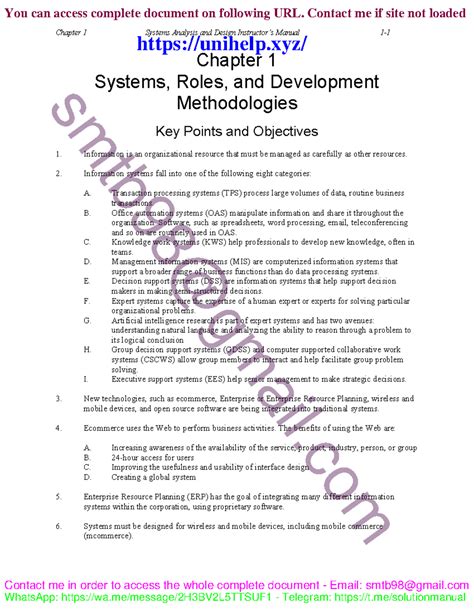 Systems Analysis Design Eighth Edition End Of Chapter Solutions PDF