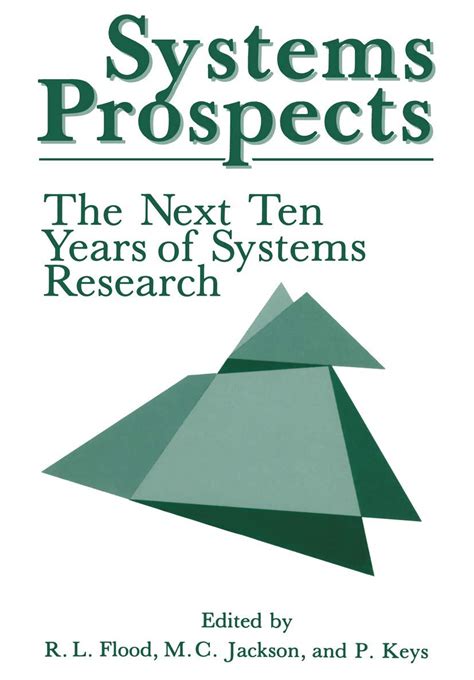 Systems Prospects The Next Ten Years of Systems Research Epub