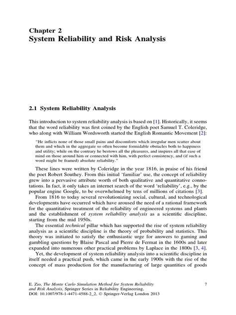 Systems Reliability and Risk Analysis PDF