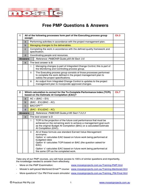 Systems and Project Management May 2003 Exam Questions and Answers Doc