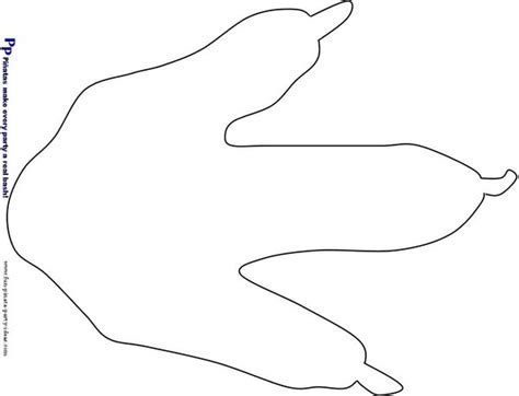T Rex Footprint Printable