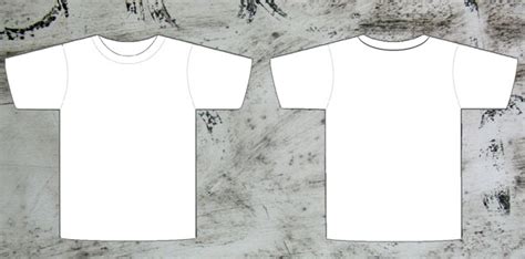T Shirt Template For Photoshop