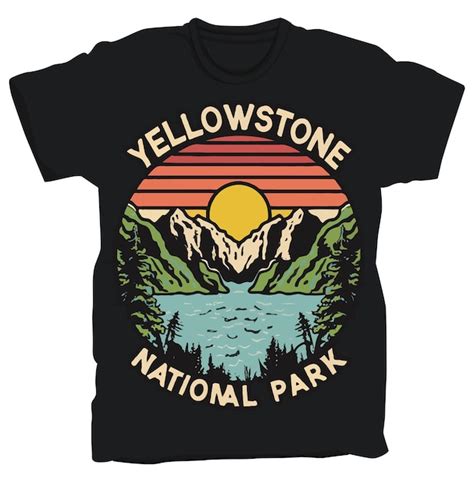 T-Shirt Yellowstone National Park: Explore the Wonderland in Style