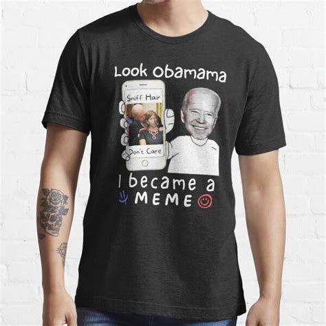 T-shirts with Biden's name and face