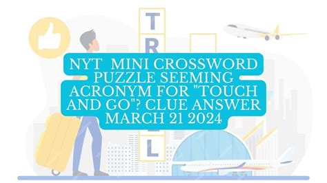 TAG NYT: The Ultimate Acronym for Touch and Go NYT