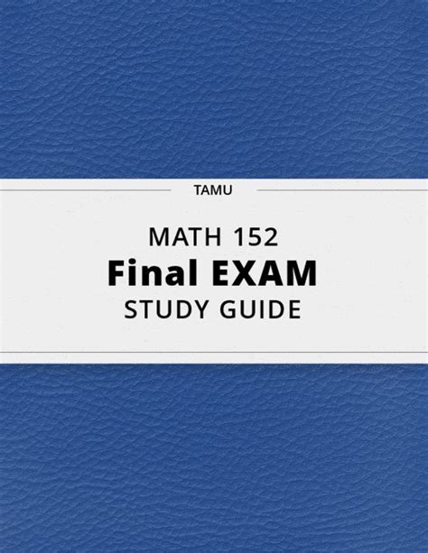 TAMU Math 152: A Comprehensive Guide to Success