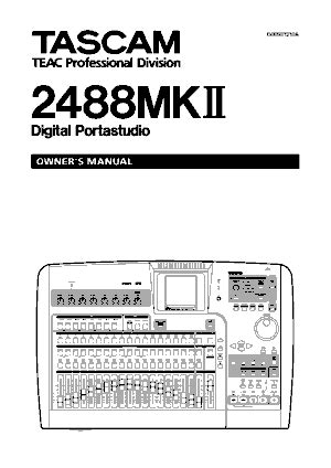 TASCAM 2488 NEO OWNERS MANUAL Ebook Reader
